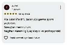 BTL Saten yüz germe işlemi yaptırdım.